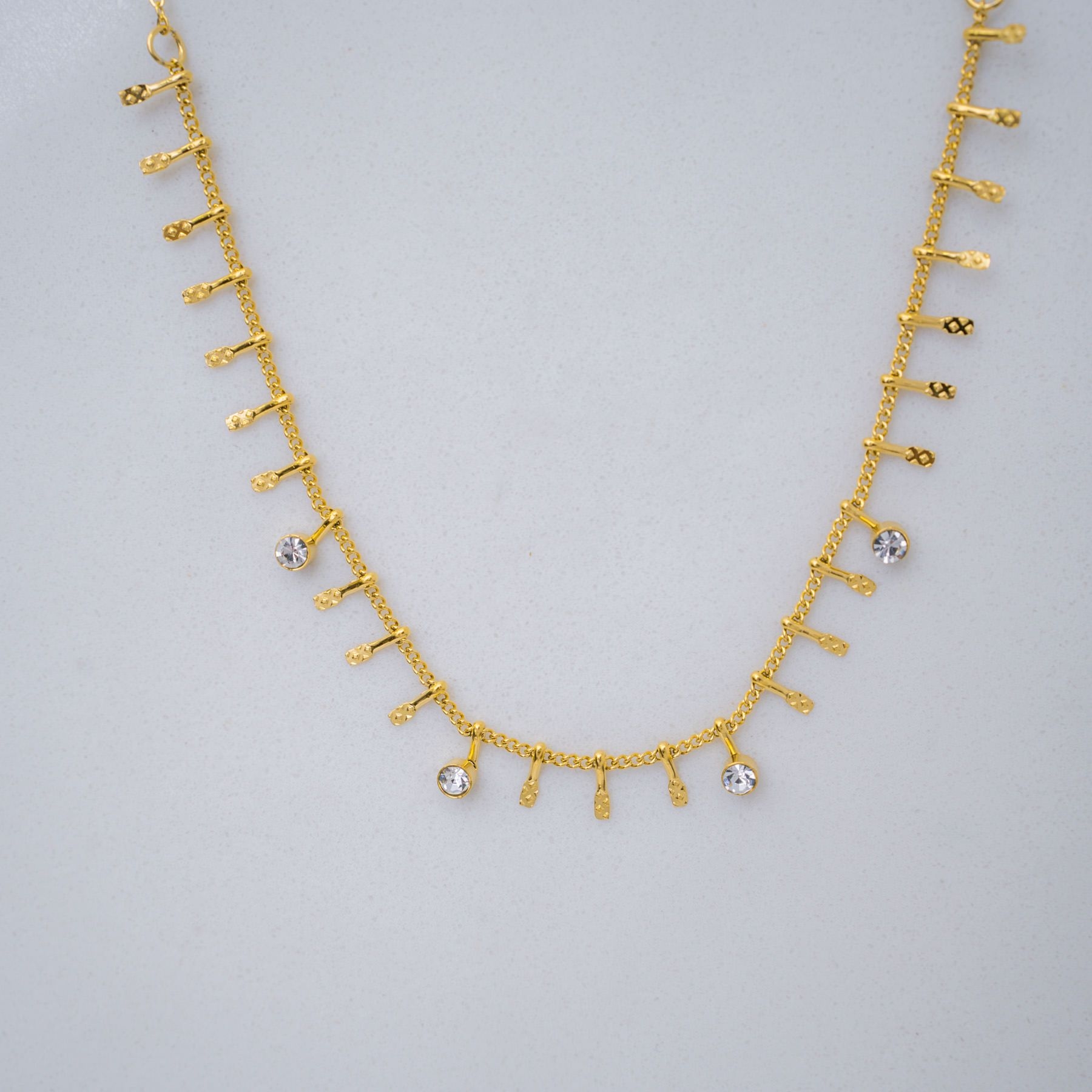 ELLIETTE NECKLACE - GOLD ' - ' PENDANTS