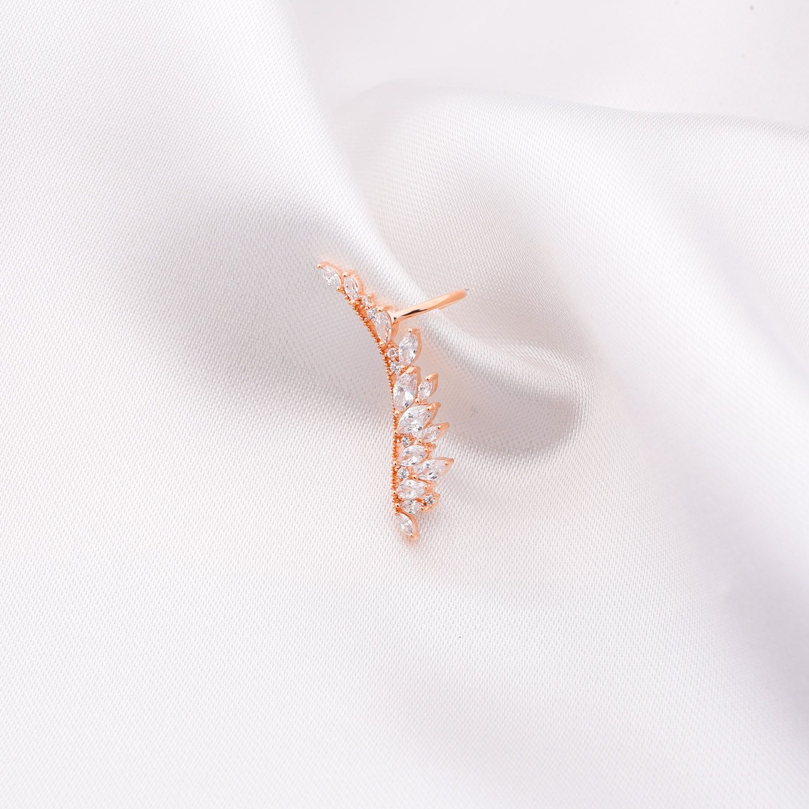 AMELIA CLIMBER EARRING - ROSE GOLD ' - ' CLIMBERS