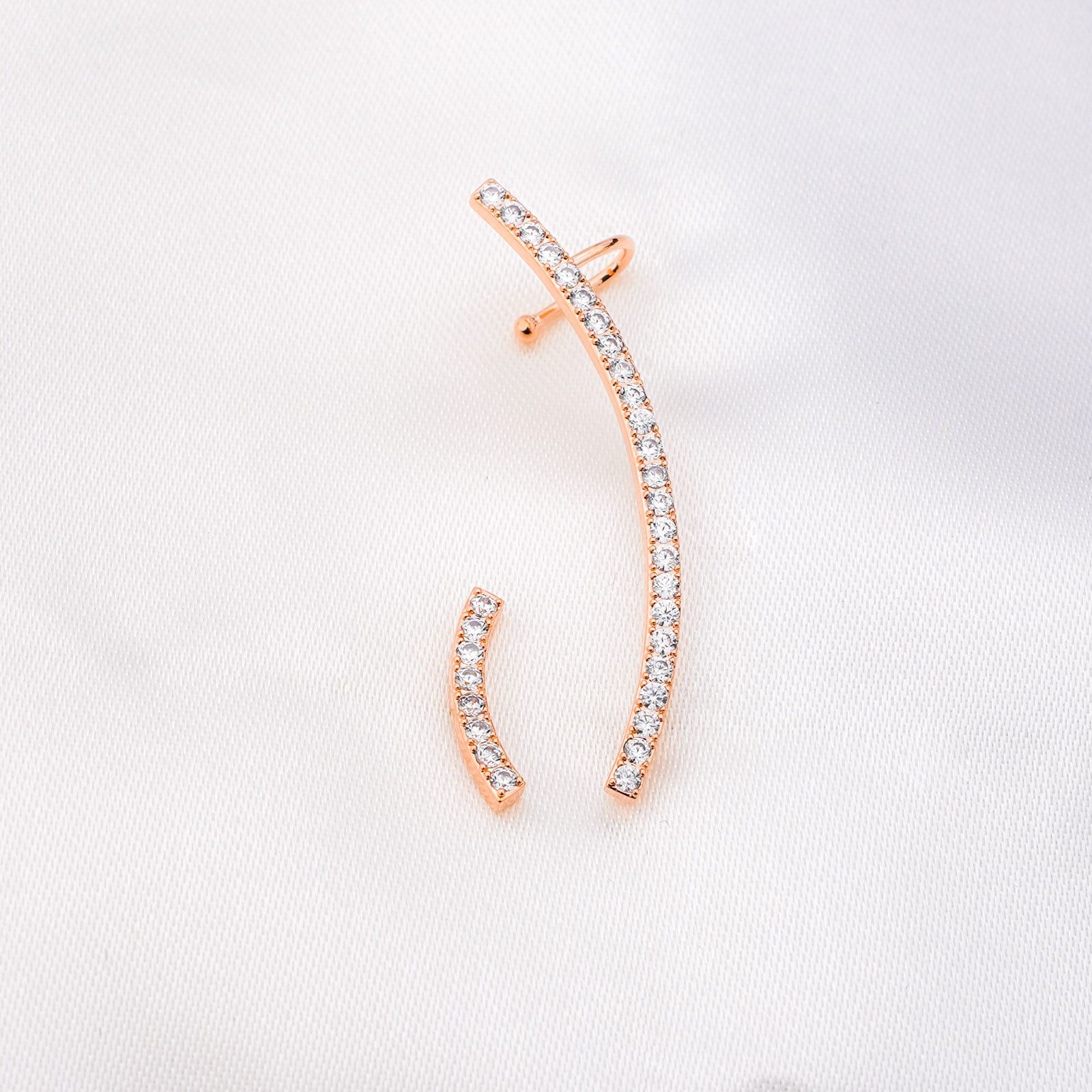 MUSA CLIMBER EARRING - ROSE GOLD ' - ' CLIMBERS