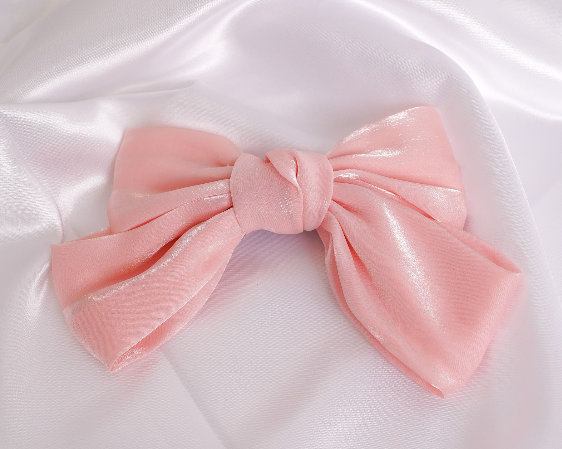 FELICIA HAIR BOW - GLITTER PINK ' - ' HAIR CLIPS