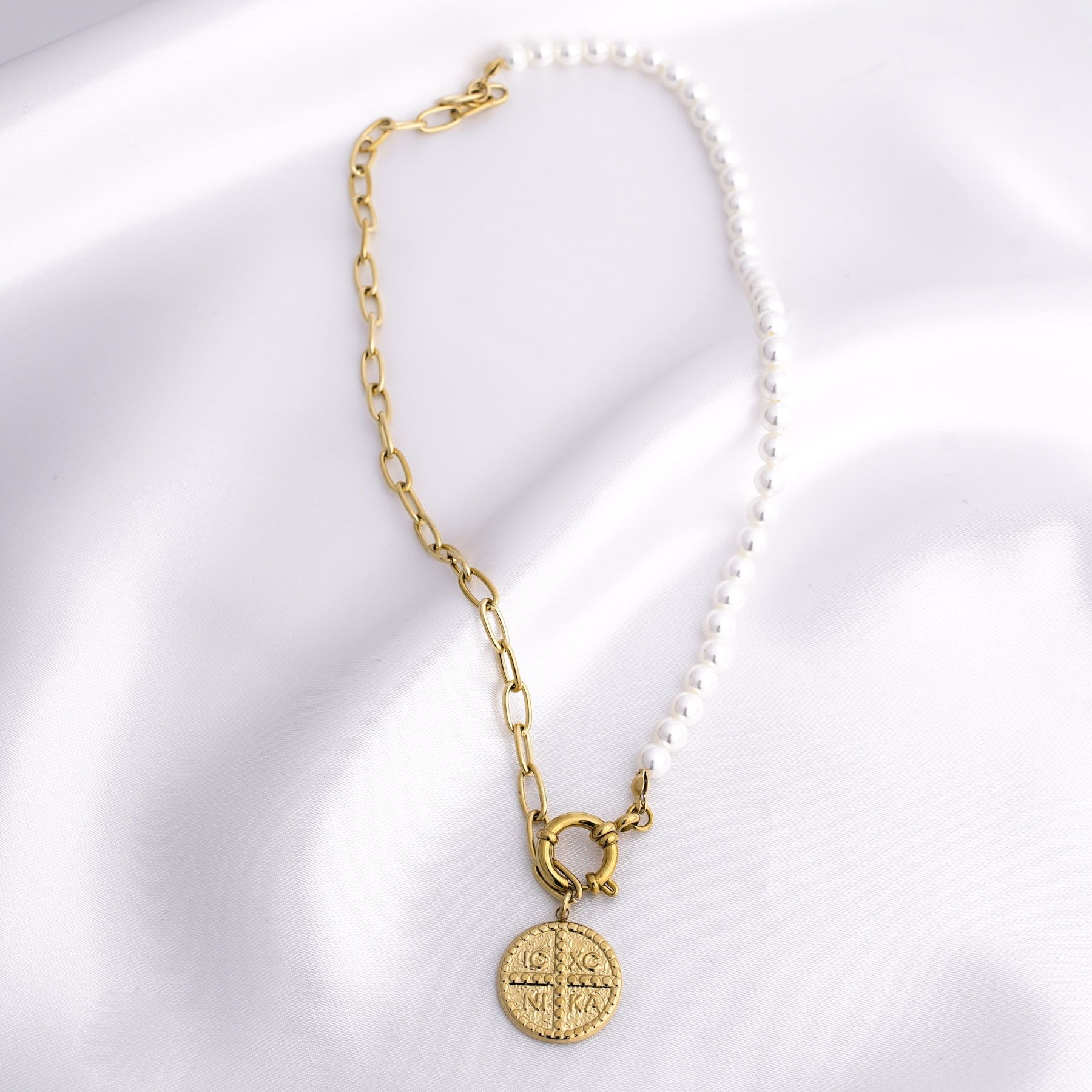 ΚΩΝΣΤΑΝΤΙΝΑΤΟ NECKLACE - GOLD ' - ' CONSTANTINE