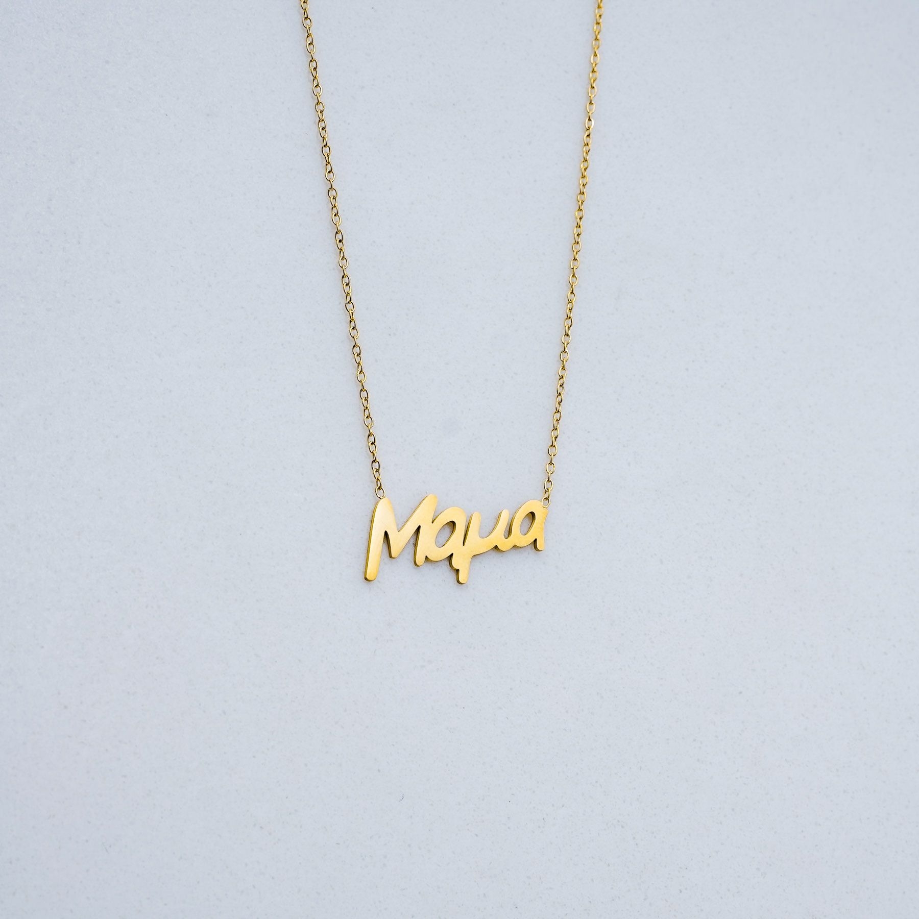 ΜΑΜΑ NECKLACE - GOLD ' - ' MOTHER