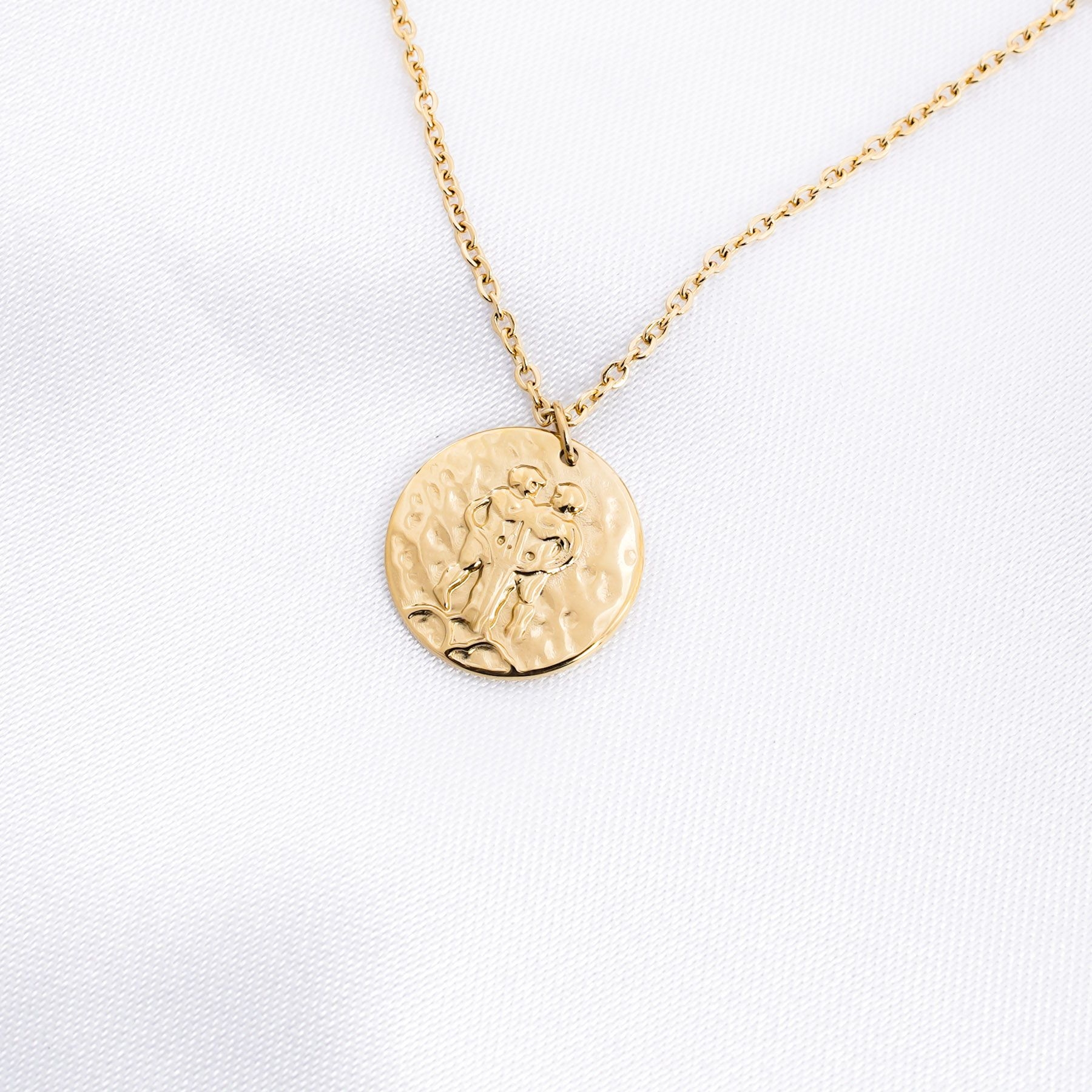 ZODIAC SIGN NECKLACE  - ΔΙΔΥΜΟΣ ΧΡΥΣΟ  ' - ' ZODIAC