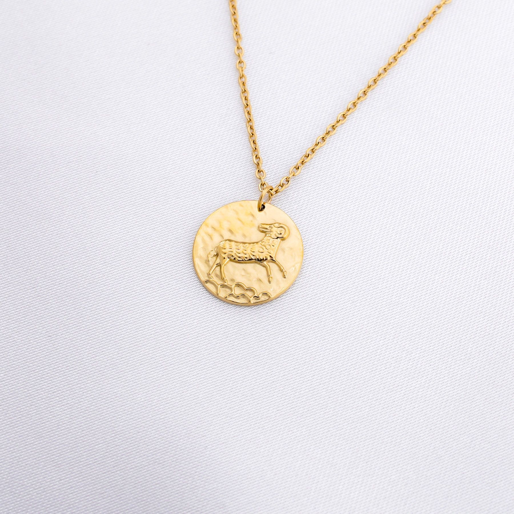 ZODIAC SIGN NECKLACE - ΚΡΙΟΣ ΧΡΥΣΟ   ' - ' ZODIAC