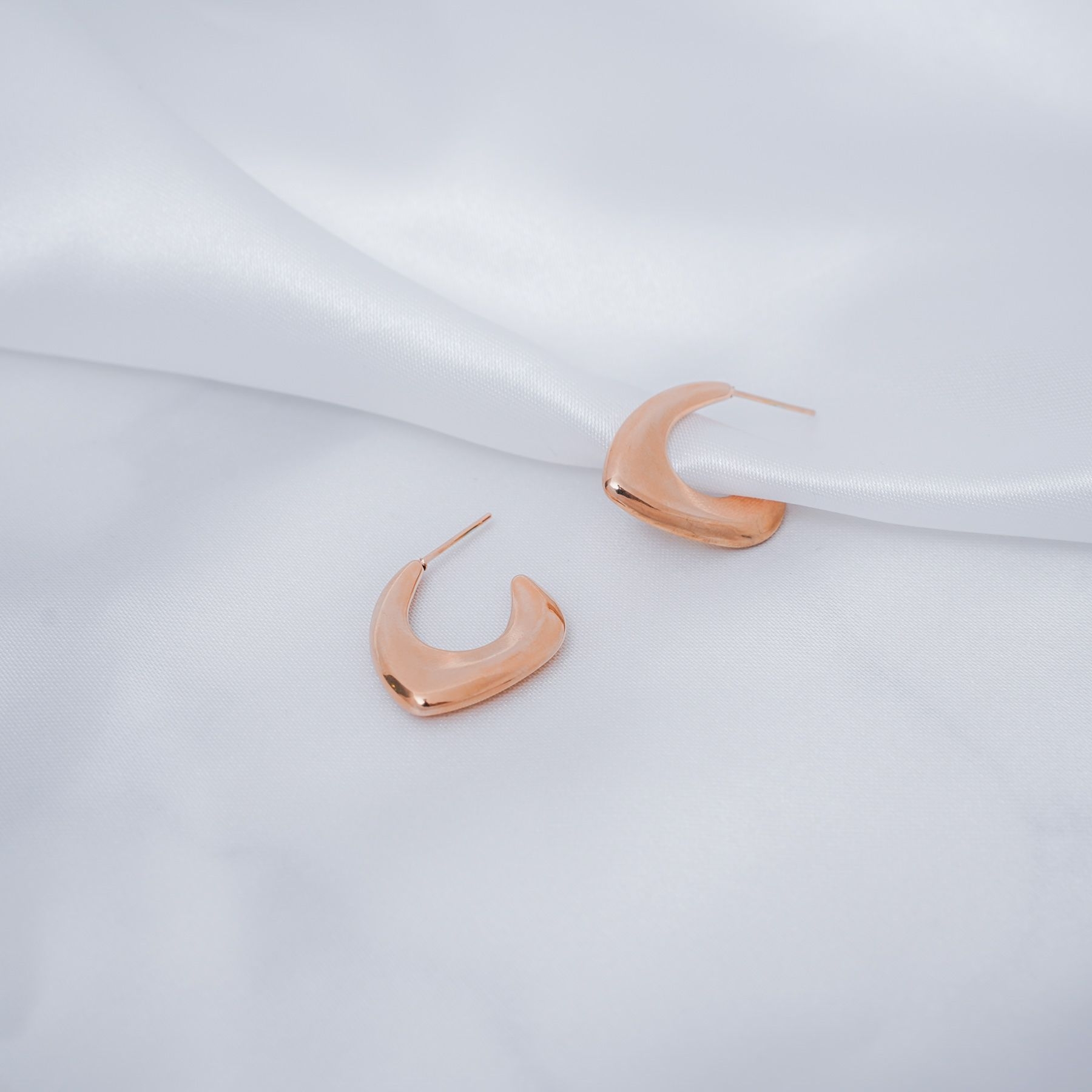 LIONEL HOOPS - ROSE GOLD ' - ' HOOKS