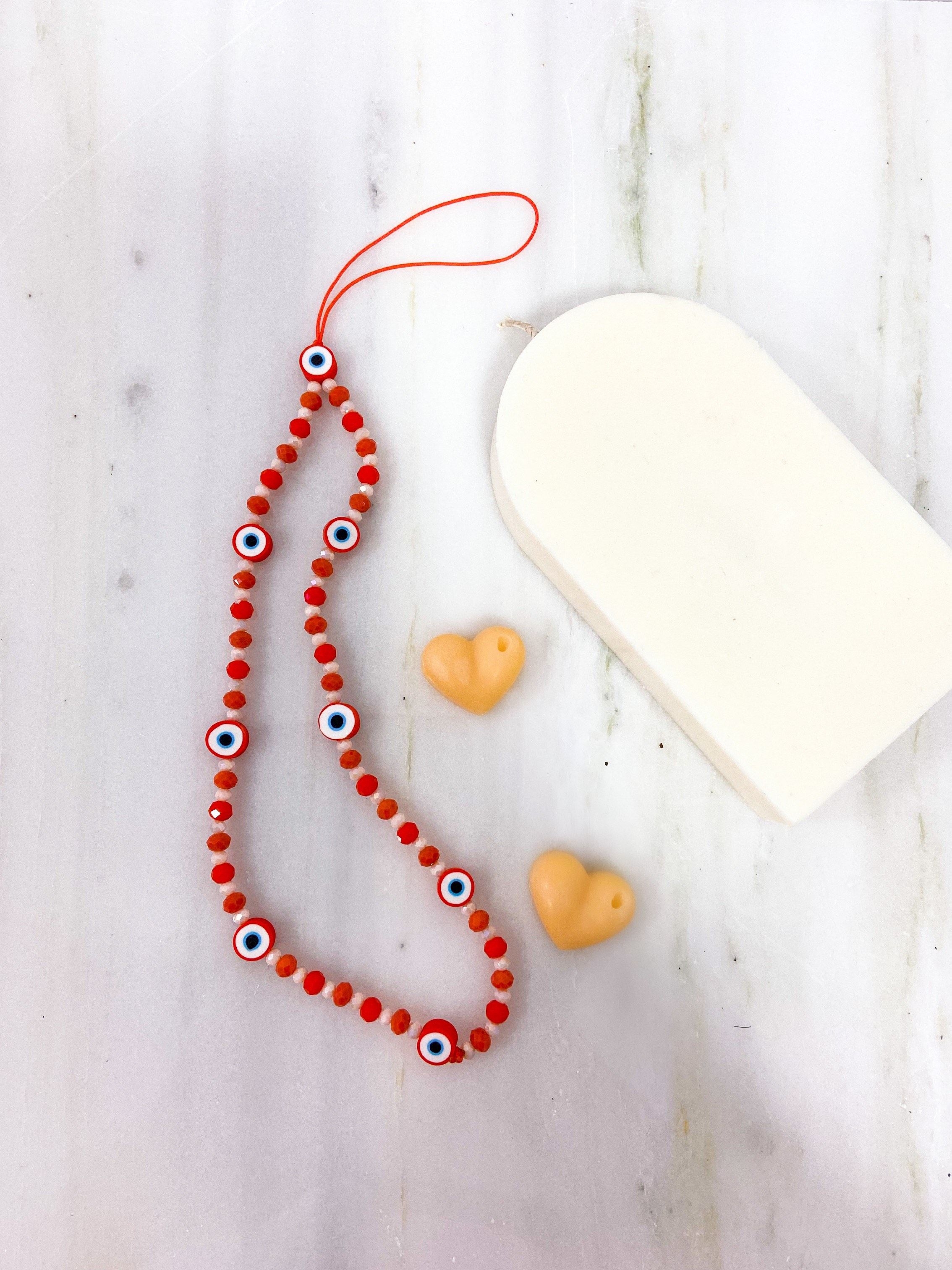 SUMMER SMOOTHIE  PHONE STRAP - RED ' - ' MOBILE CHAINS