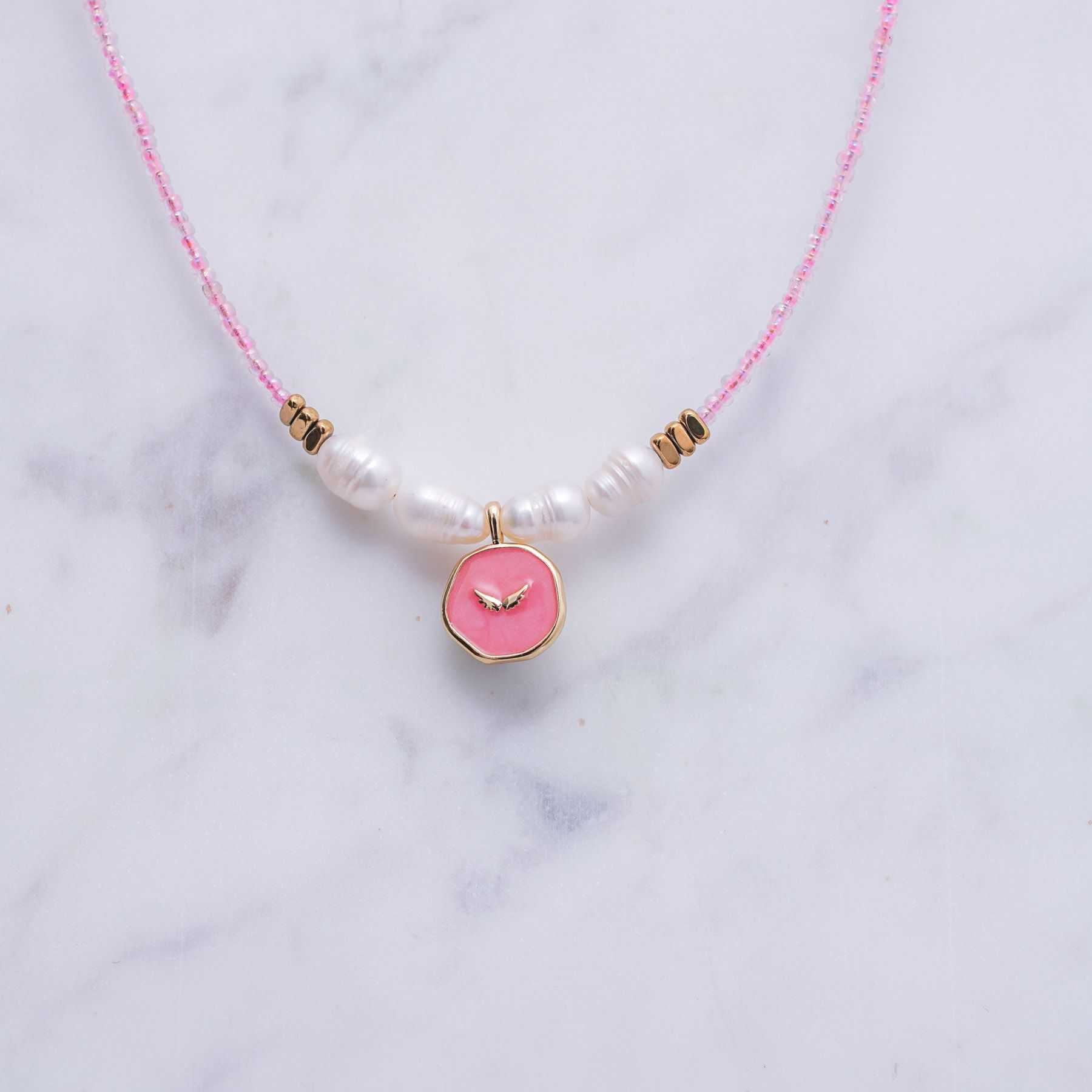 UP TO THE SKY NECKLACE - PINK