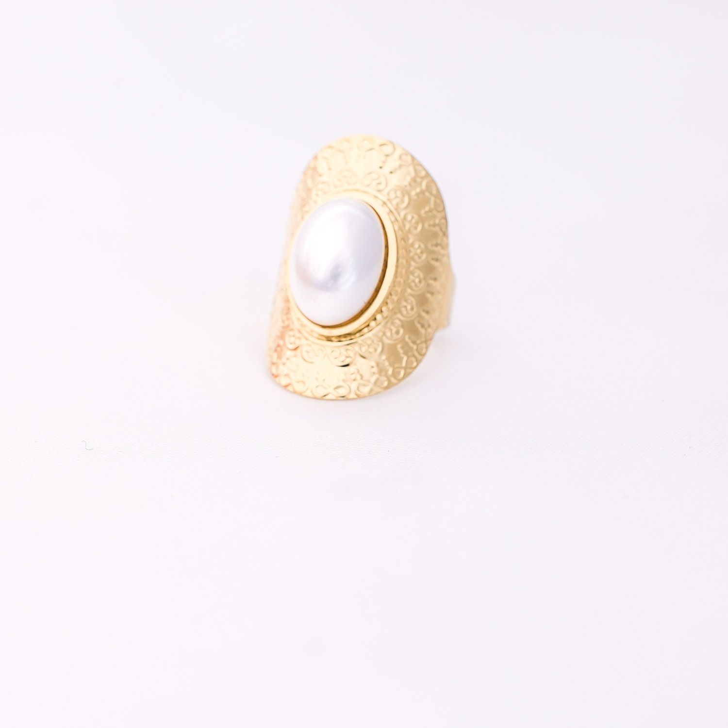 PEGASUS RING - GOLD & WHITE ' - ' RINGS