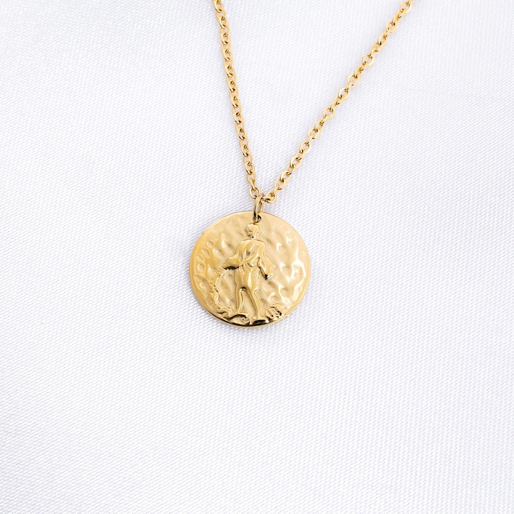 ZODIAC SIGN NECKLACE - ΥΔΡΟΧΟΟΣ ΧΡΥΣΟ ' - ' ZODIAC