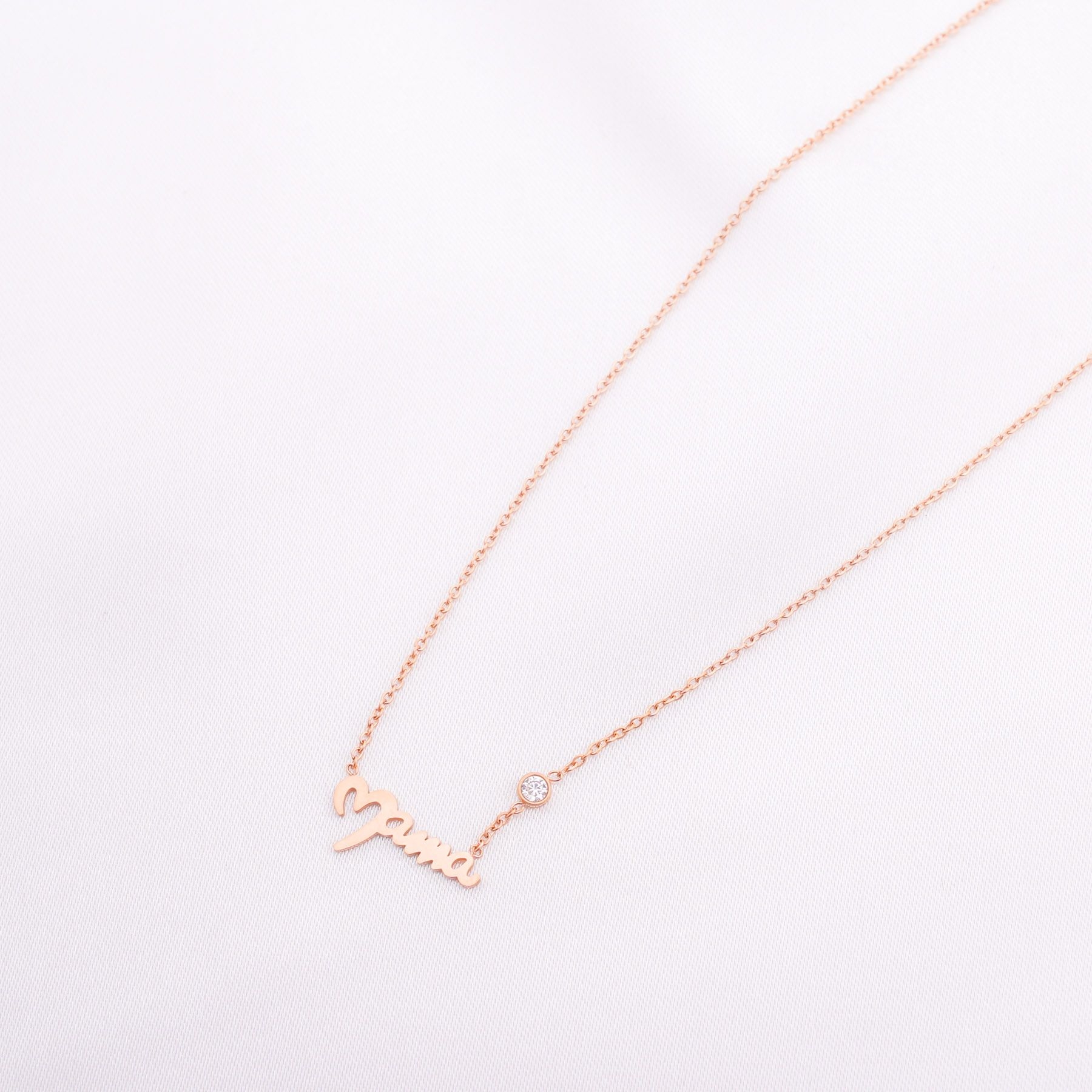 ΜΑΜΑ NECKLACE - ROSE GOLD ' - ' MOTHER