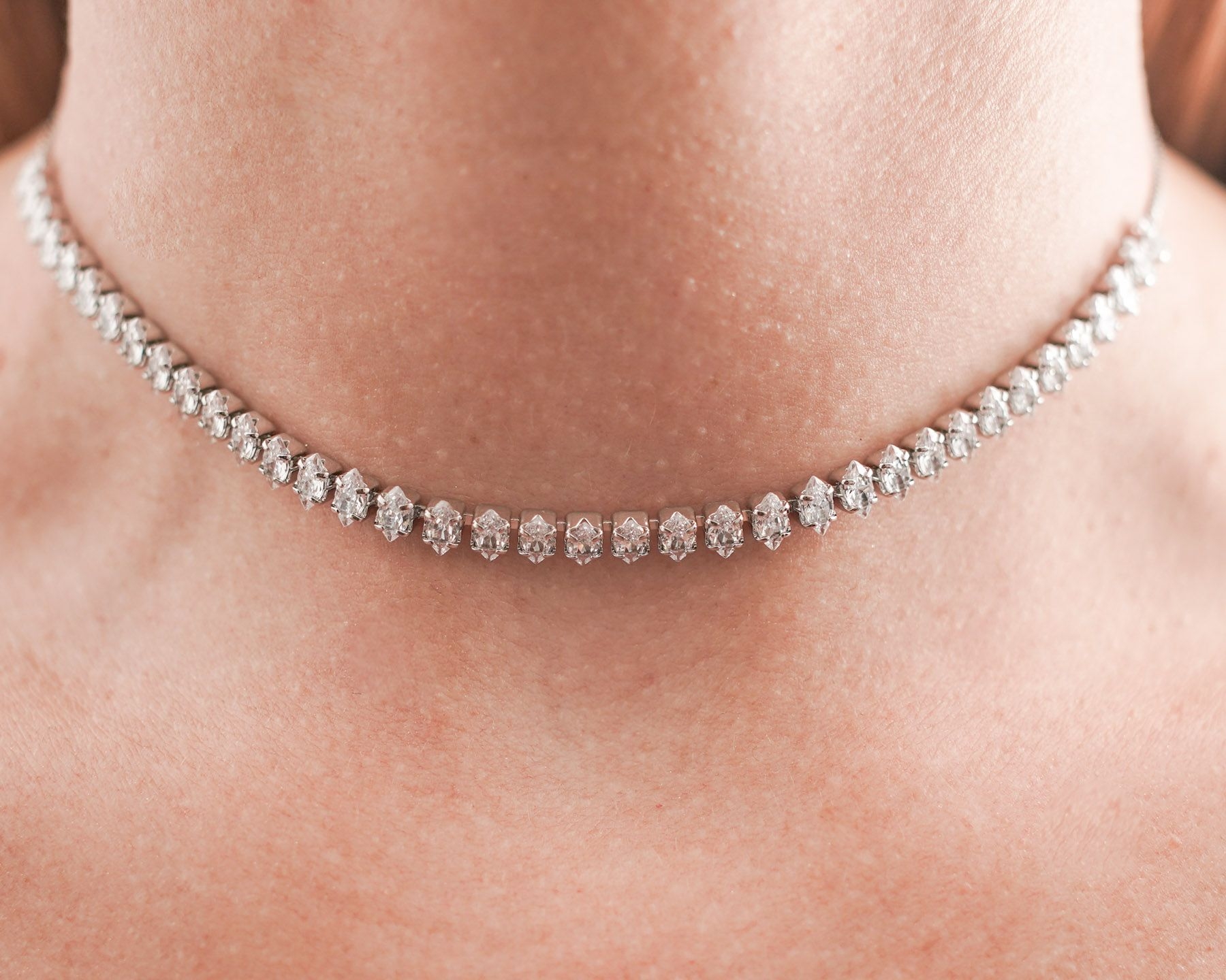 DALEYZA CHOKER NECKLACE - SILVER ' - ' CHOKER