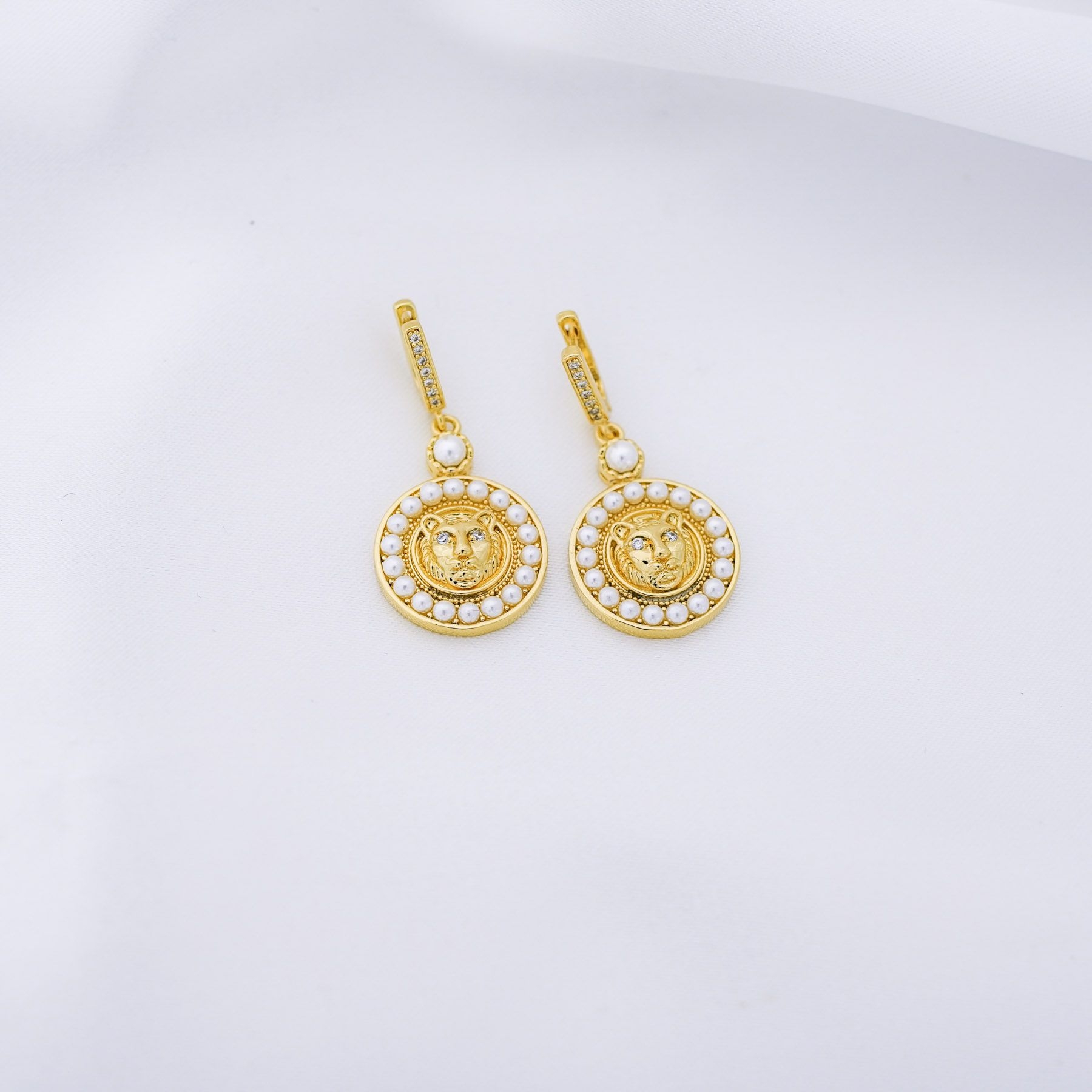 KING OF THE JUNGLE EARRINGS - GOLD ' - ' ΚΡΕΜΑΣΤΑ