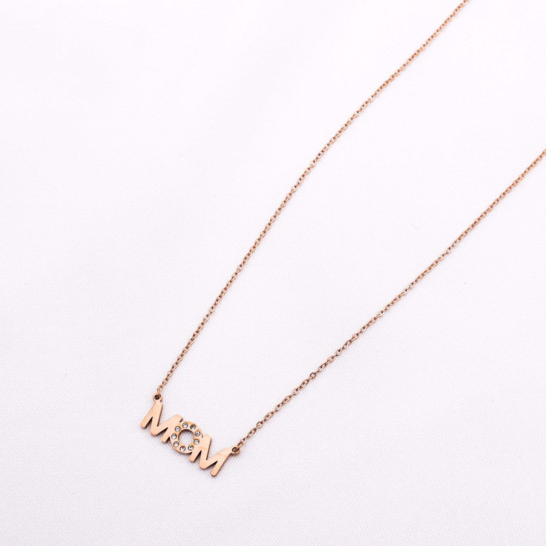 MOM NECKLACE - ROSE GOLD ' - ' ΜΑΜΑ - ΝΟΝΑ