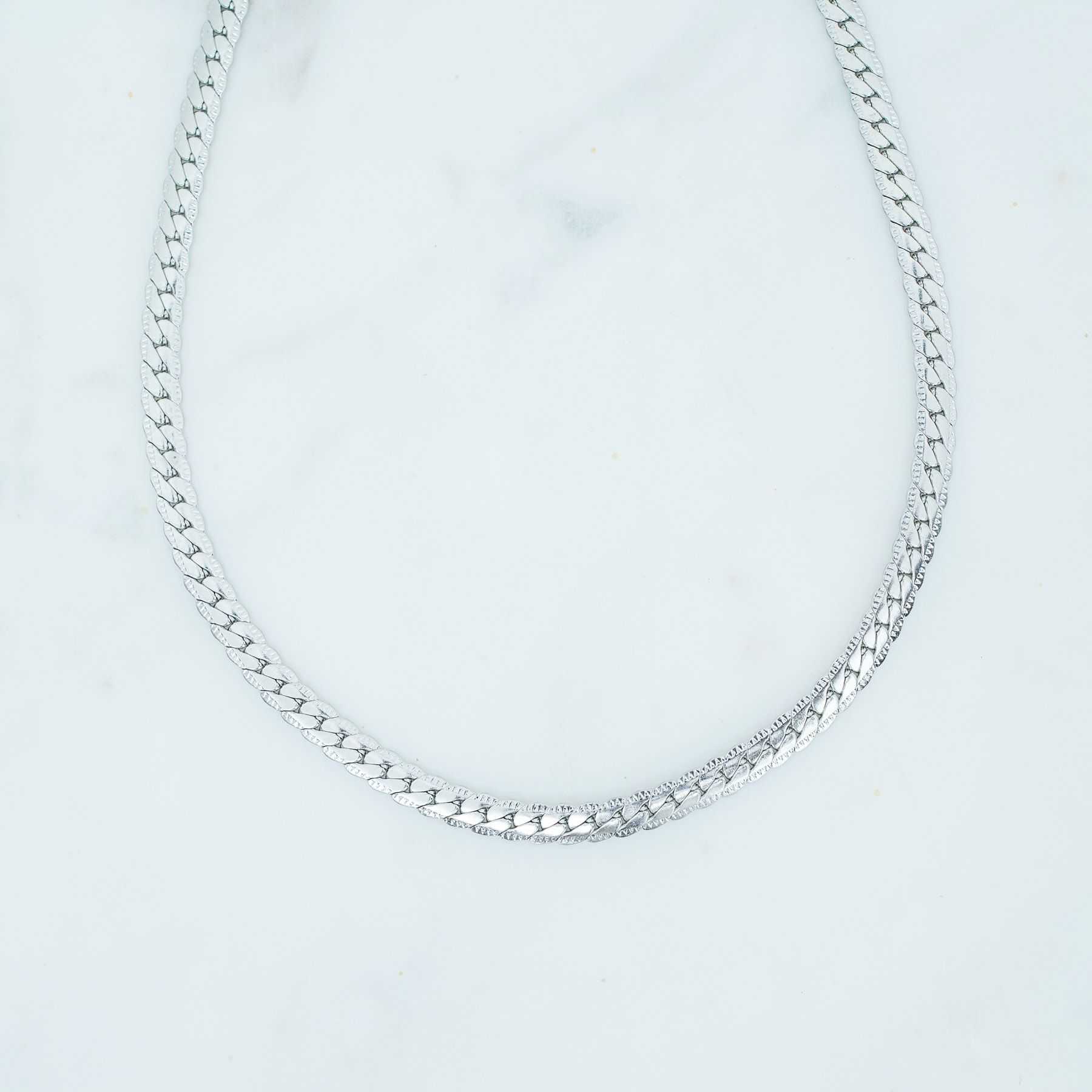 ETERNITY CHAIN NECKLACE - SILVER