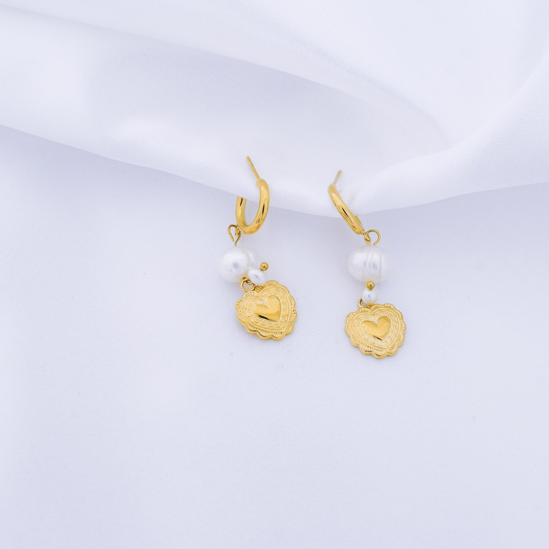 LOVE SONG EARRINGS - GOLD ' - ' ΚΡΕΜΑΣΤΑ