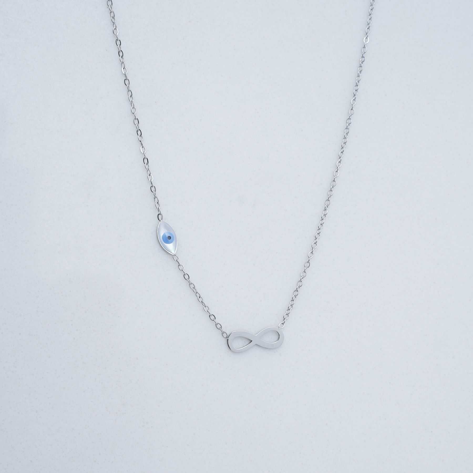 INFINITELY NECKLACE - SILVER 