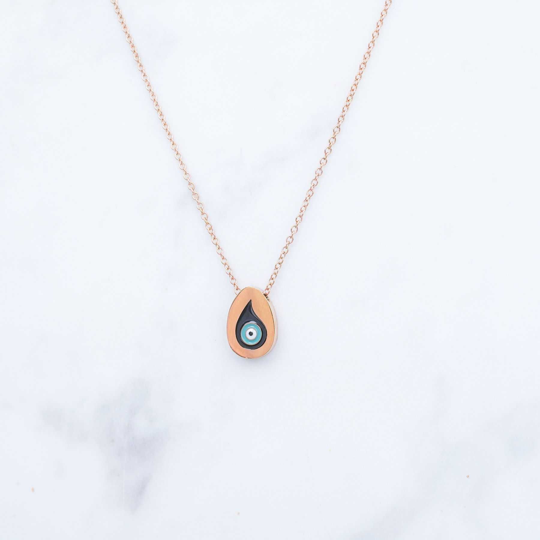 GOOD LUCK NECKLACE - ROSE GOLD 