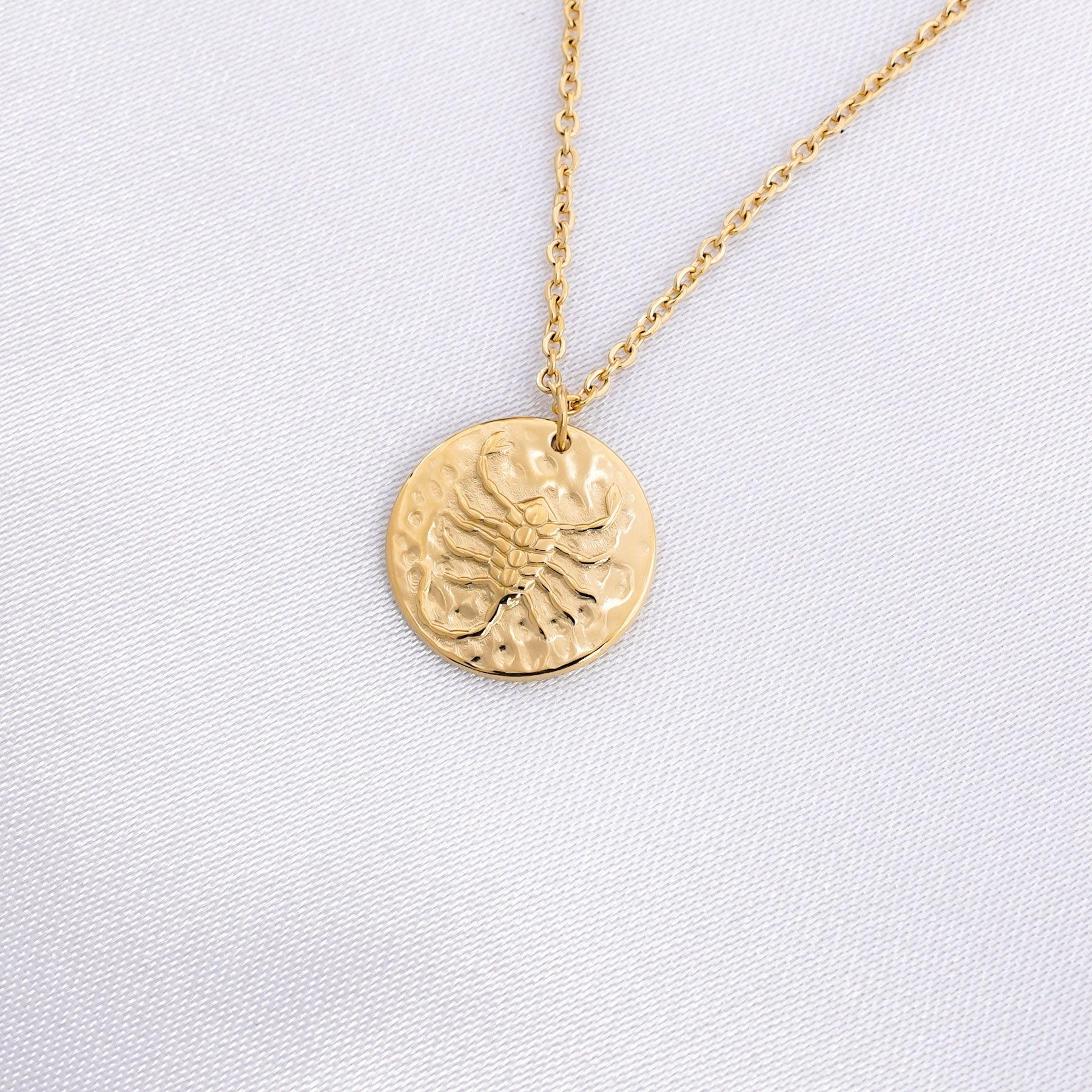 ZODIAC SIGN NECKLACE  - ΣΚΟΡΠΙΟΣ ΧΡΥΣΟ  ' - ' ΖΩΔΙΑ