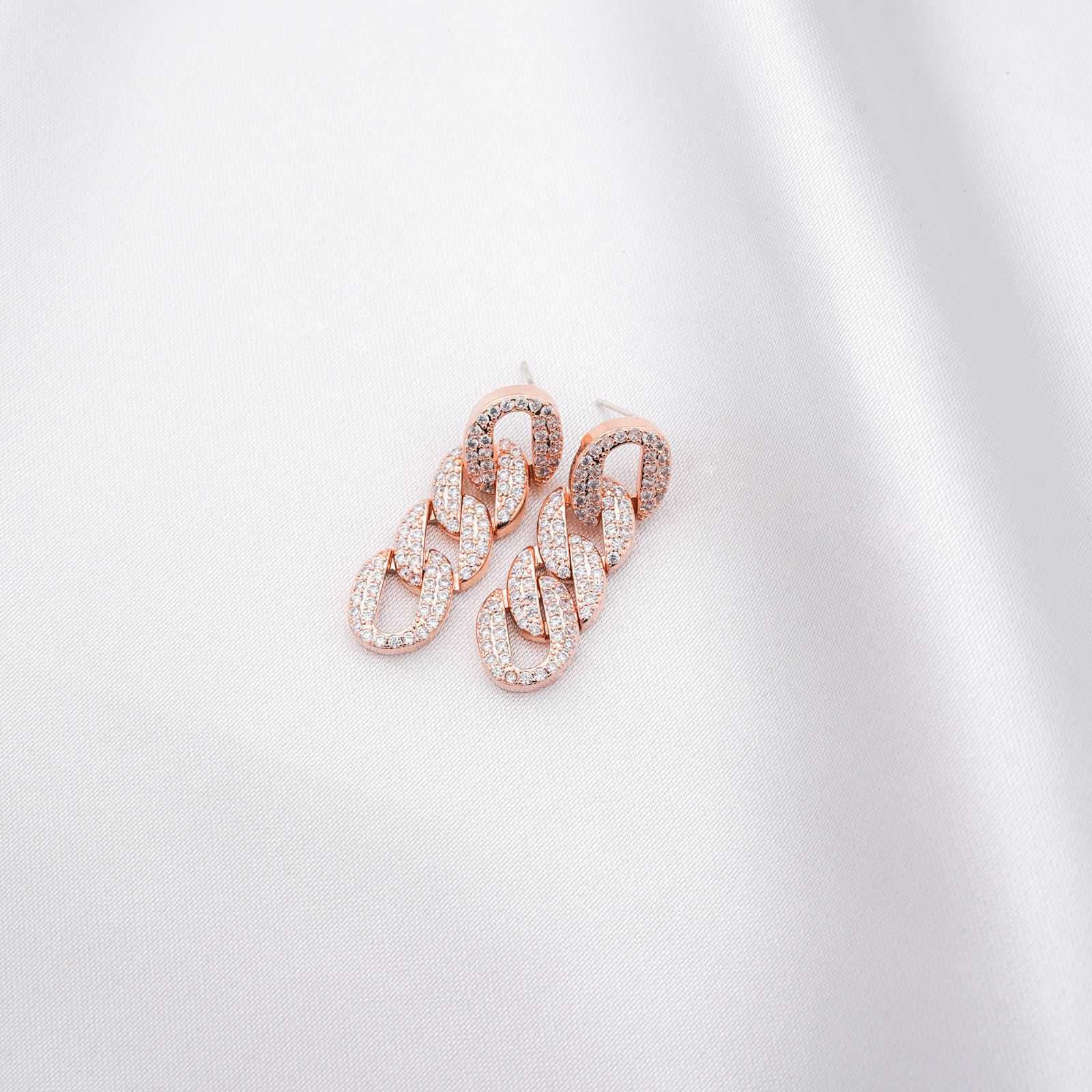 FELICITY EARRINGS - ROSE GOLD