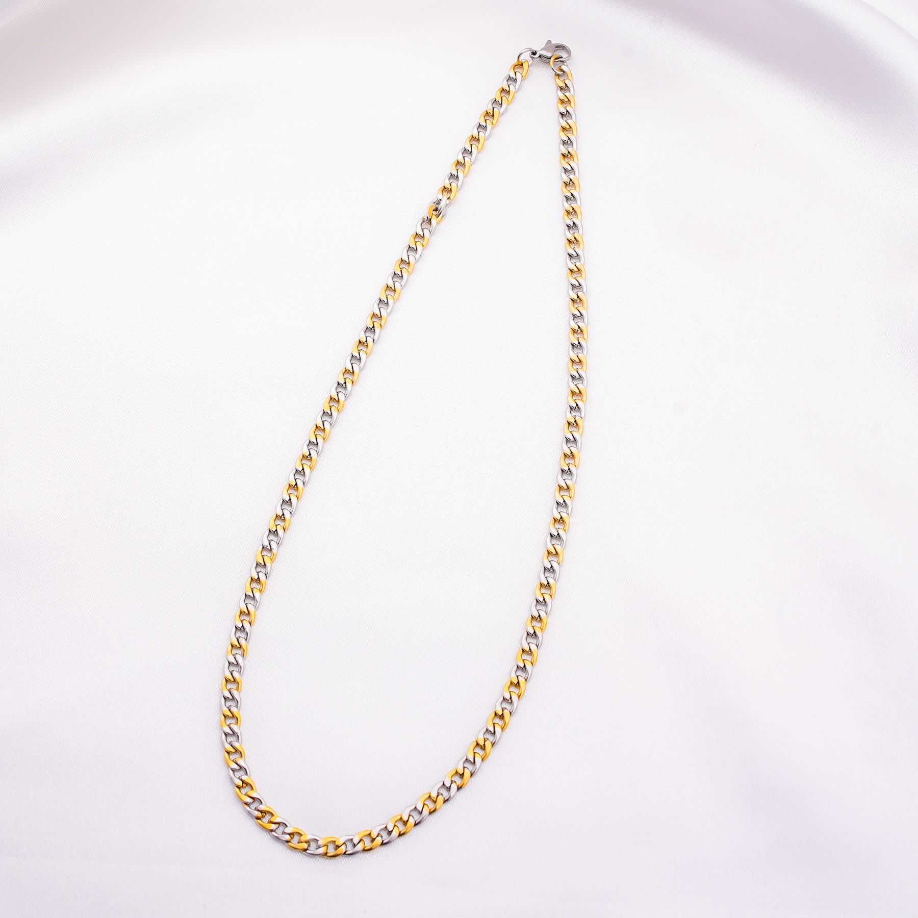 SUMMER CHAIN NECKLACE - SILVER & GOLD